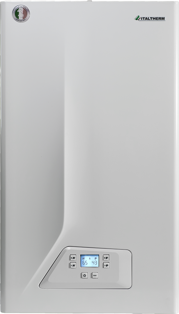 ITALTHERM Котел газовый CITY CLASS 40 F (WB) (белая панель управления кнопки)